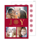 Red Joy Gold Foil Holiday Photo Cards Image 4 of 6